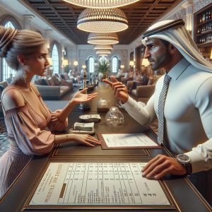 Resort payment dispute concept