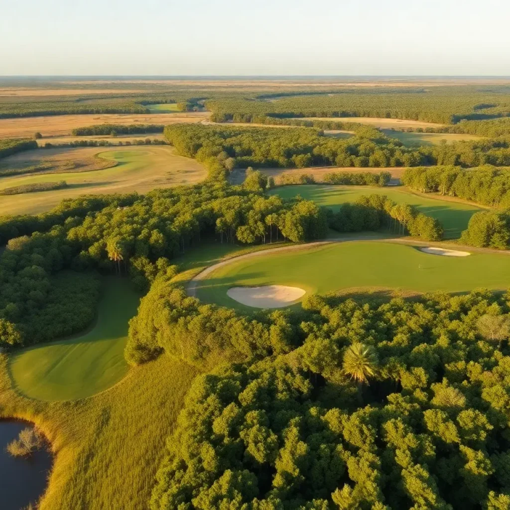 Scenic view of Old Shores Golf Course in the Florida Panhandle