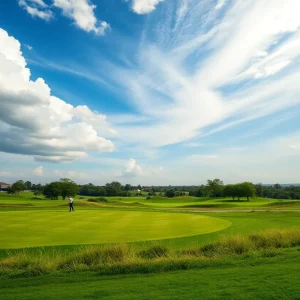 Players competing at the Abu Dhabi Golf Championship