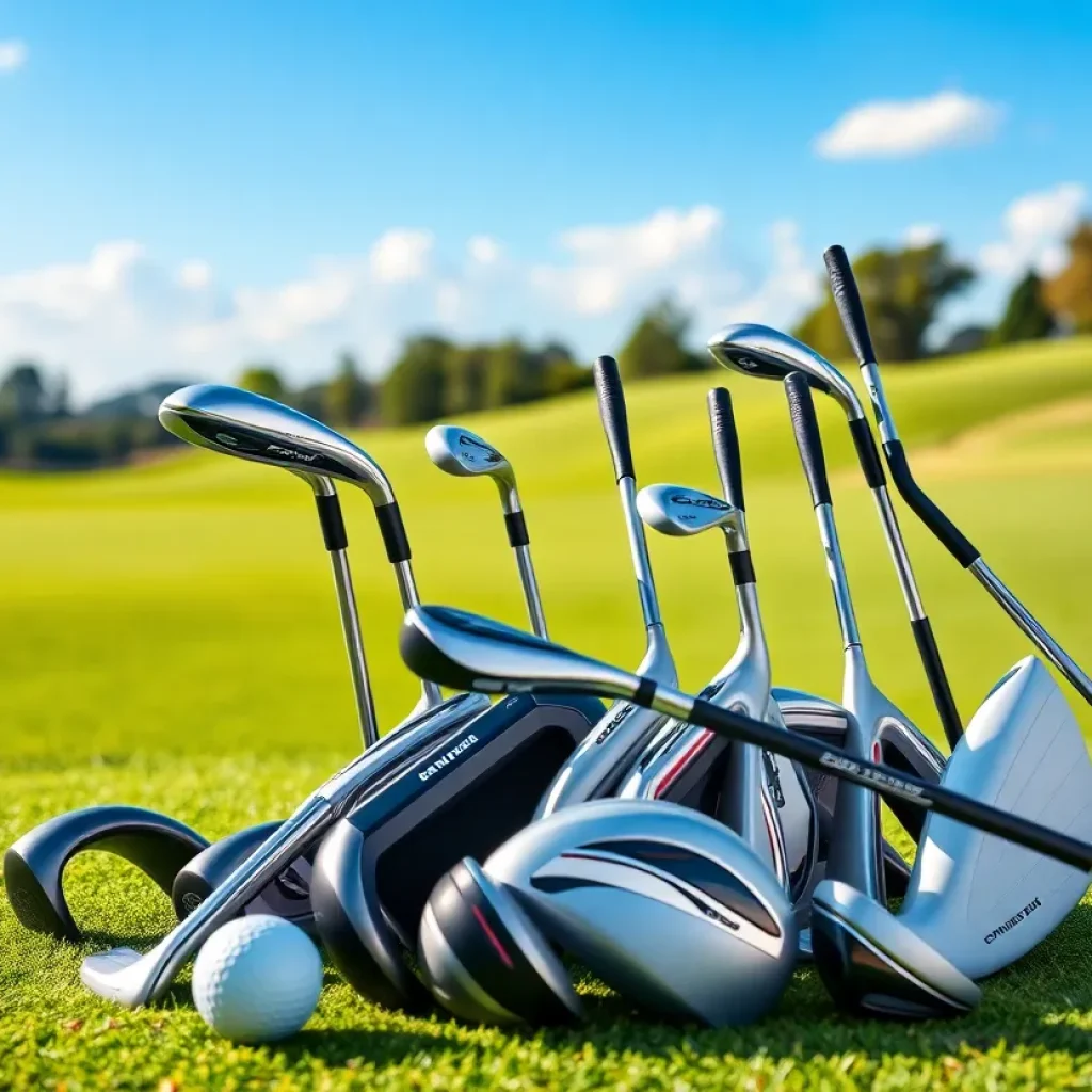 A collection of women's golf sets suitable for beginners