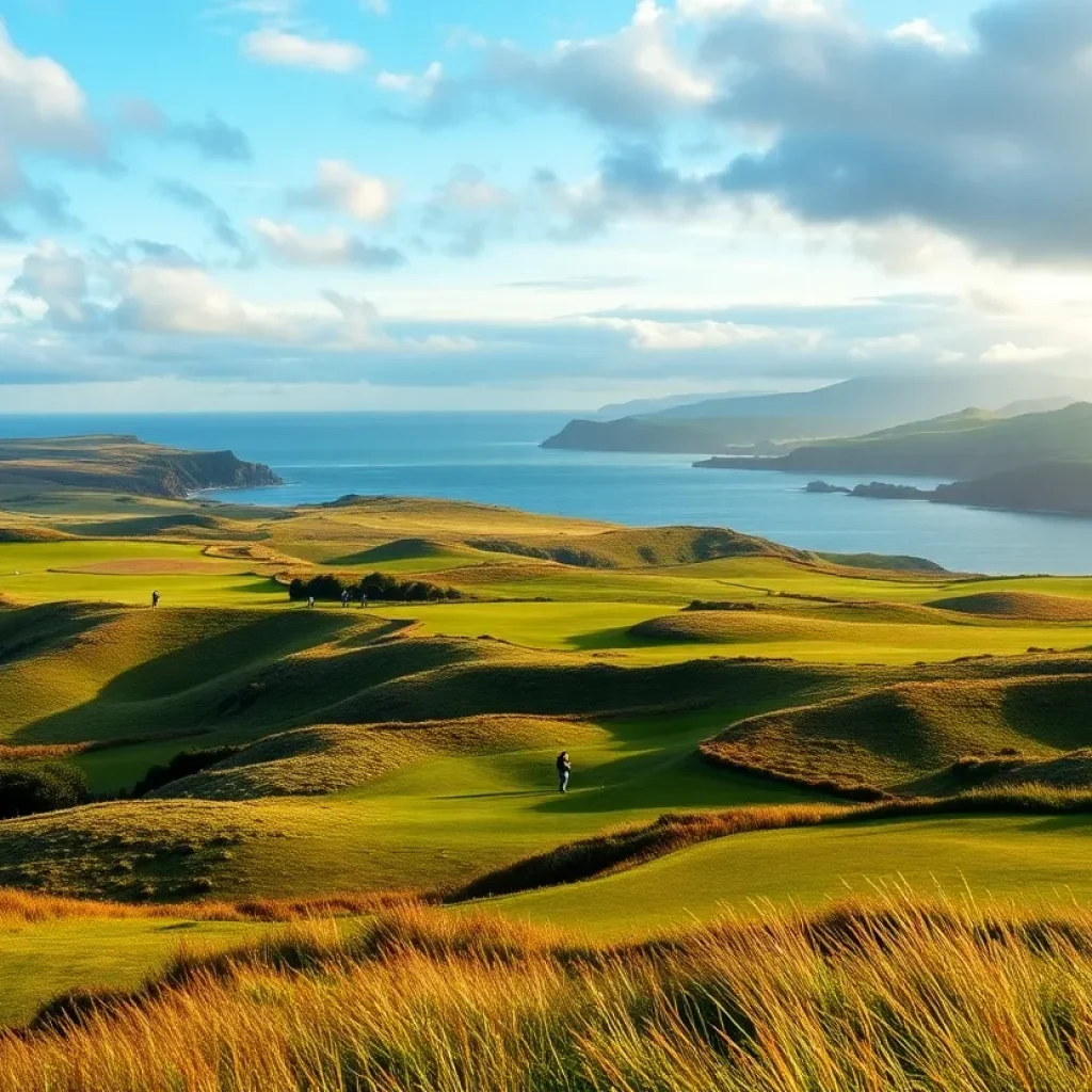 A breathtaking view of an underrated golf course in Scotland or Ireland