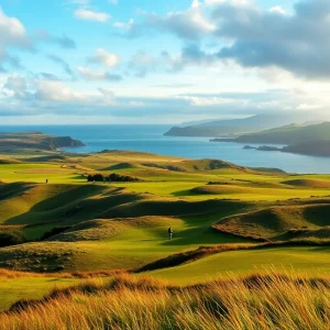 A breathtaking view of an underrated golf course in Scotland or Ireland