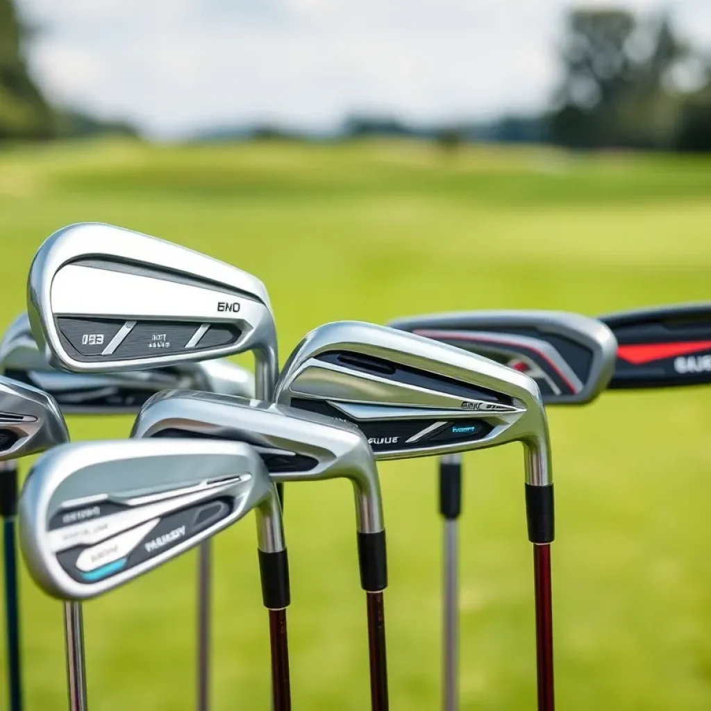 New Maxfli XC2 and XC3 Irons on grassy golf course