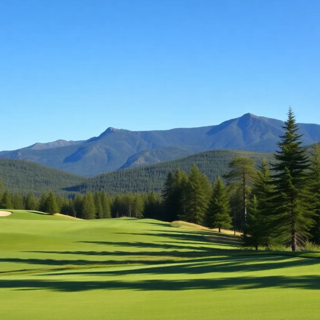 Scenic view of the Omni Mount Washington Resort Golf Course