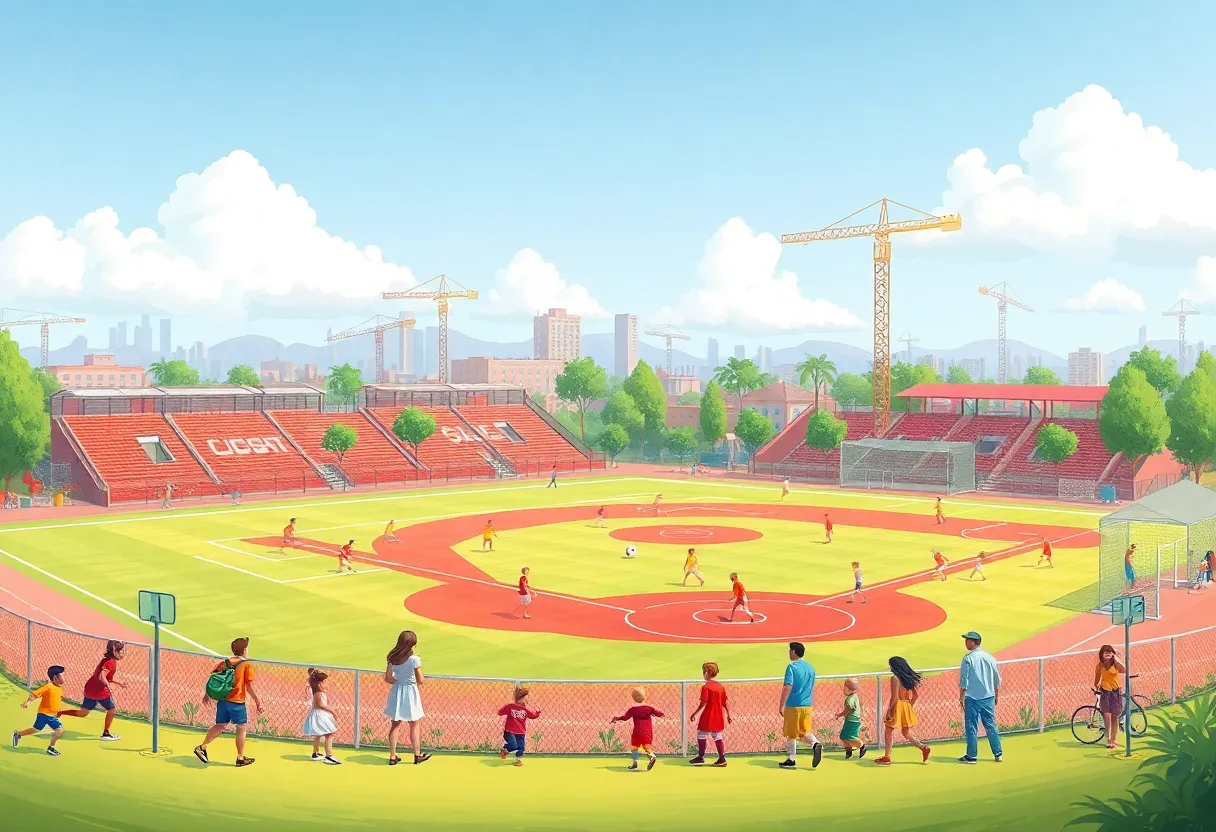 Rendering of the North Myrtle Beach Sports Complex expansion