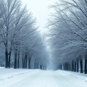 Winter Storm in Columbia