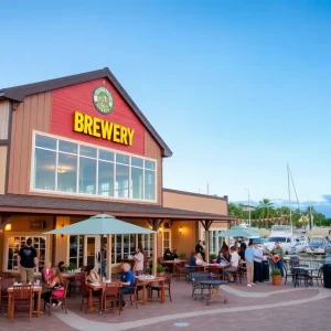 Exterior view of 357 Brewers Brewery at Grande Dunes Marina