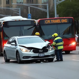 Anderson SC Bus Collision Scene