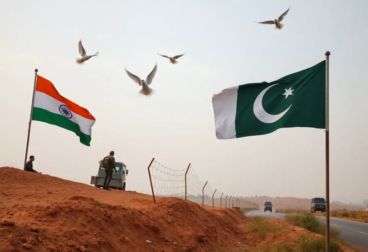 Peace declaration between India and Pakistan