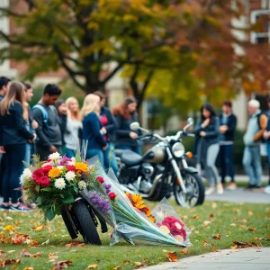 Tribute to Fallen Student