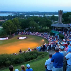 Golf tournament playoff at Dunes Golf and Beach Club