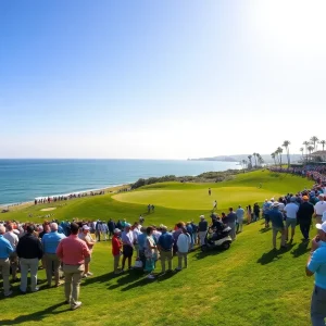 Golfers competing at the ONEFlight Myrtle Beach Classic tournament
