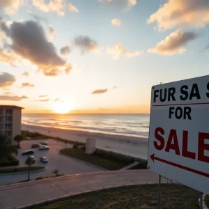 Oceanfront view of the Beach House Golf & Racquet Club in Myrtle Beach