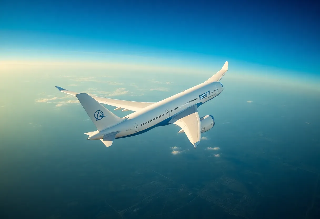 Boeing 787 Dreamliner in Flight