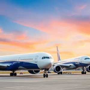 Boeing Jets in Flight