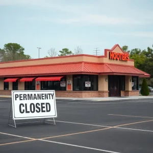 Closed Hooters Restaurant