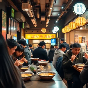 JINYA Ramen Bar Interior and Dishes