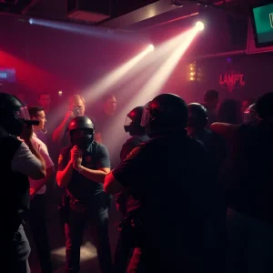 Law Enforcement Raid at Nightclub
