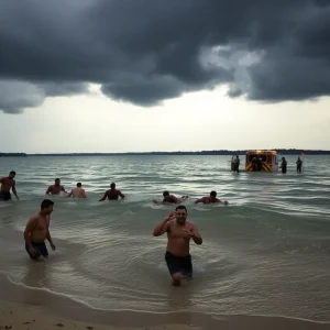 Lightning Strike at Lake Murray