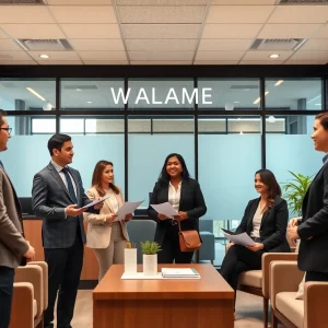 Team at Pinnacle Financial Partners discussing services