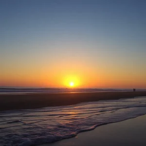 Scenic view of sunset over Myrtle Beach