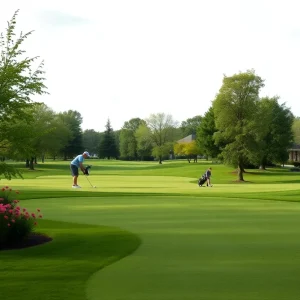 A scenic view of Beachwood Golf Club showcasing the newly transformed landscape.