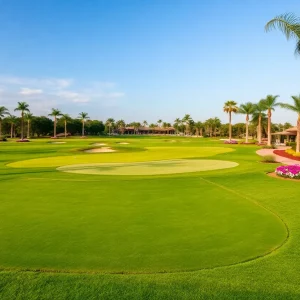 Beachwood Golf Club with expansive green spaces and new landscaping