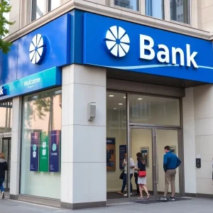 Huntington National Bank branch exterior