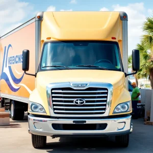 Professional movers loading a truck in Myrtle Beach