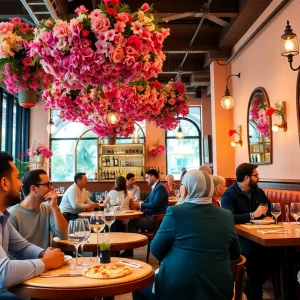 Guests enjoying tapas dishes at The Lotus Den in Myrtle Beach
