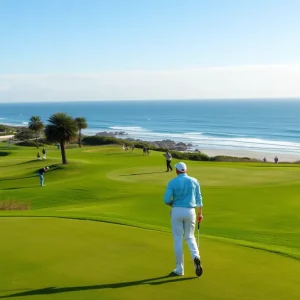 Players participating in the Myrtle Beach Classic at the Dunes Golf and Beach Club.