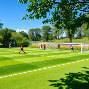Soccer training session at Myrtle Beach Soccer Complex