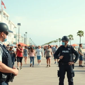 A police patrol in Myrtle Beach focusing on youth safety