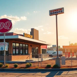 Construction site for Dairy Queen and Dunkin' Donuts in North Myrtle Beach