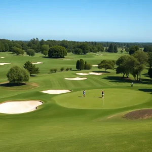 Prestwick Country Club golf course with lush greens