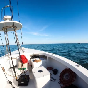 Fishing charter boat in South Carolina