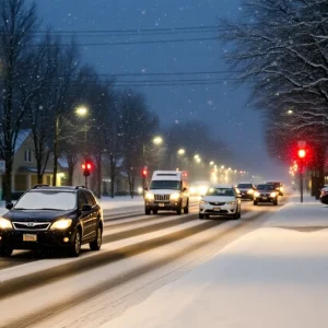Winter Snow in South Carolina