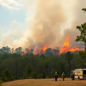 Wildfires in the Carolinas