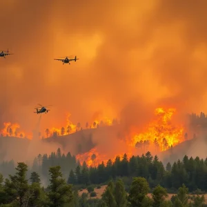 Wildfires in North and South Carolina