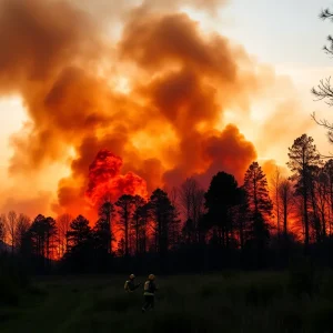 Wildfires in South Carolina