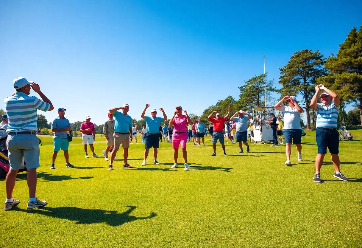 Golfers competing at the 2025 World Amateur Handicap Championships
