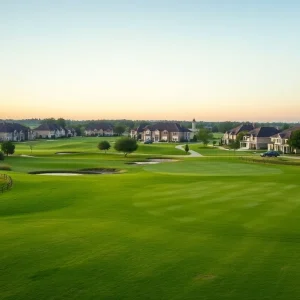 Former Carolina Shores Golf Course landscape showing open space and greenery