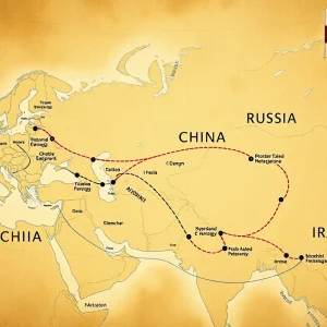 China Oil Imports Strategic Map