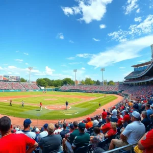 Baseball game at Coastal Carolina University