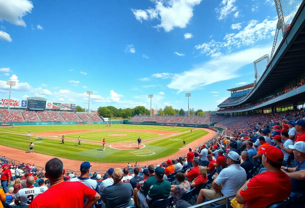 Baseball game at Coastal Carolina University