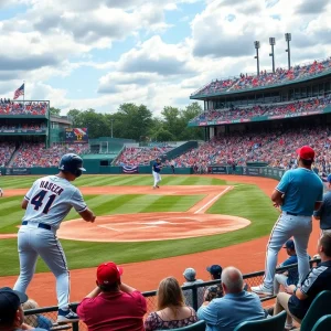 ECU baseball team playing in a tournament