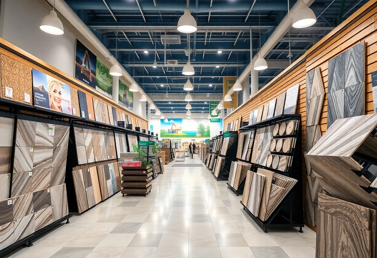 New Floor & Decor store opening in Myrtle Beach, offering flooring and home improvement products.
