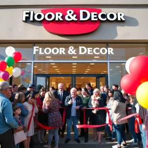Opening day celebration at Floor & Decor store in Murrells Inlet