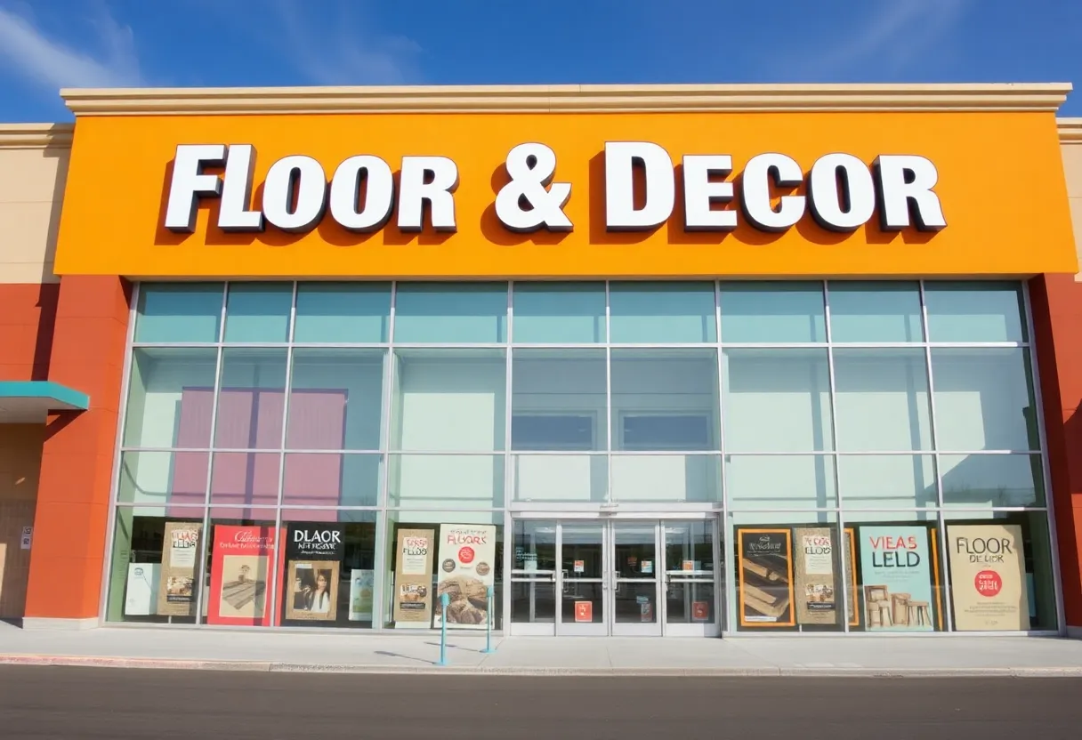 Exterior view of Floor & Decor store in Myrtle Beach