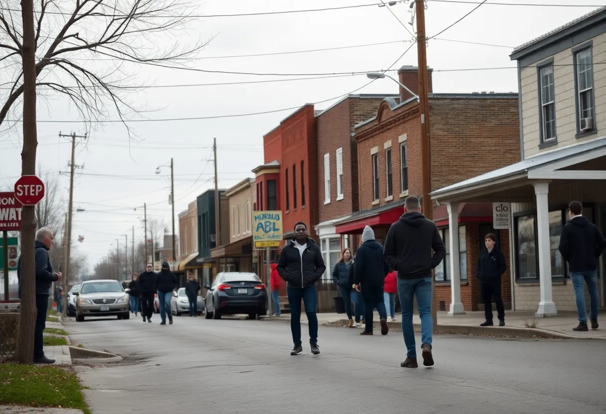 Police activity in Johnsonville related to a murder case